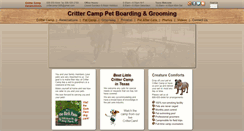 Desktop Screenshot of crittercamp.com